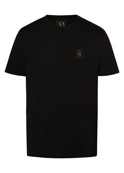 Armani Exchange Koszulka męska Mężczyźni Bawełna czarny nadruk ze sklepu vangraaf w kategorii T-shirty męskie - zdjęcie 174150032