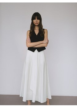 Reserved - Spódnica maxi z bawełny - biały ze sklepu Reserved w kategorii Spódnice - zdjęcie 174151102