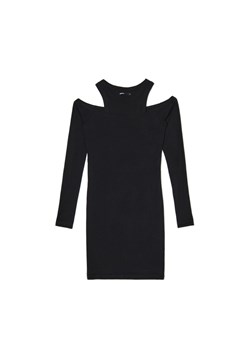 Cropp - Czarna sukienka mini z wycięciami - czarny ze sklepu Cropp w kategorii Sukienki - zdjęcie 174151502