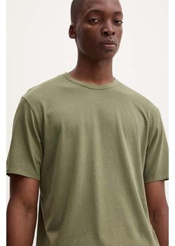 Levi&apos;s t-shirt bawełniany męski kolor zielony gładki A3756 ze sklepu ANSWEAR.com w kategorii T-shirty męskie - zdjęcie 174152772