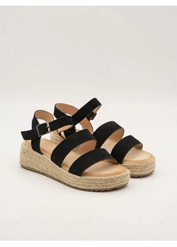 Bellucci Sandały w kolorze czarnym na koturnie ze sklepu Limango Polska w kategorii Espadryle damskie - zdjęcie 174154283