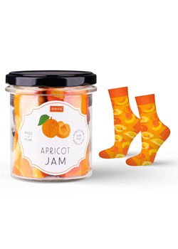Skarpetki damskie pomarańczowe SOXO apricot jam w słoiku ze sklepu Sklep SOXO w kategorii Skarpetki damskie - zdjęcie 174155190