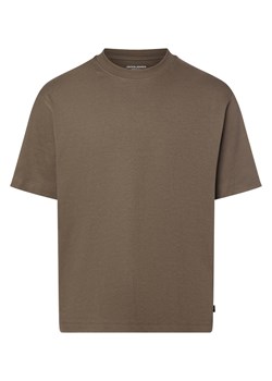 Jack & Jones Koszulka męska - JJEUrban Edge Mężczyźni Bawełna taupe jednolity ze sklepu vangraaf w kategorii T-shirty męskie - zdjęcie 174159650