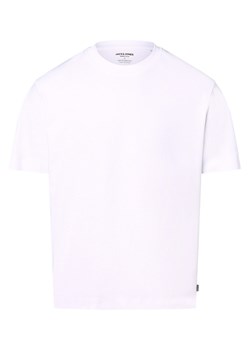 Jack & Jones Koszulka męska - JJEUrban Edge Mężczyźni Bawełna biały jednolity ze sklepu vangraaf w kategorii T-shirty męskie - zdjęcie 174159652