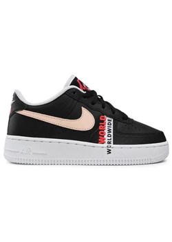 Buty Nike Air Force 1 LV8 1 (GS) CN8536-001 czarne ze sklepu ButyModne.pl w kategorii Buty sportowe damskie - zdjęcie 174160460