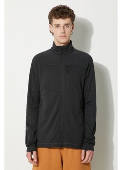 Fjallraven bluza Abisko Lite Fleece Jacket męska kolor czarny gładka F86971.550-550 ze sklepu PRM w kategorii Bluzy męskie - zdjęcie 174160732
