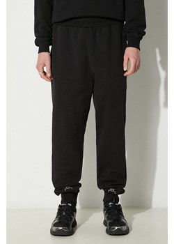 A-COLD-WALL* spodnie dresowe bawełniane Essential Sweatpants kolor czarny gładkie ACWMB147.-BLACK ze sklepu PRM w kategorii Spodnie męskie - zdjęcie 174160770