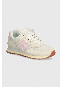 New Balance sneakersy 574 kolor beżowy WL574GU2 ze sklepu PRM w kategorii Buty sportowe damskie - zdjęcie 174160950