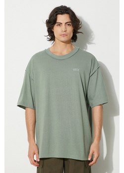 Vans t-shirt bawełniany Premium Classics LX męski kolor zielony gładki VN000GBYE8A1 ze sklepu PRM w kategorii T-shirty męskie - zdjęcie 174161144