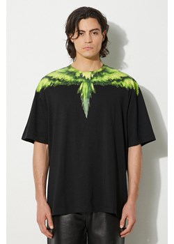 Marcelo Burlon t-shirt bawełniany Colordust Wings Over Tee męski kolor czarny z nadrukiem CMAA054F24JER0011055 ze sklepu PRM w kategorii T-shirty męskie - zdjęcie 174161150