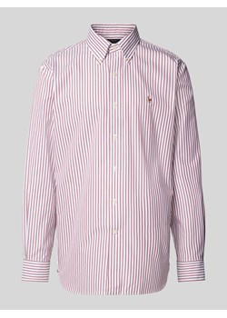 Koszula biznesowa o kroju regular fit z wyhaftowanym logo ze sklepu Peek&Cloppenburg  w kategorii Koszule męskie - zdjęcie 174161344