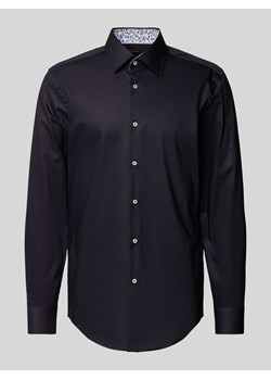 Koszula biznesowa o kroju slim fit z kołnierzykiem typu kent model ‘Hank’ ze sklepu Peek&Cloppenburg  w kategorii Koszule męskie - zdjęcie 174161362