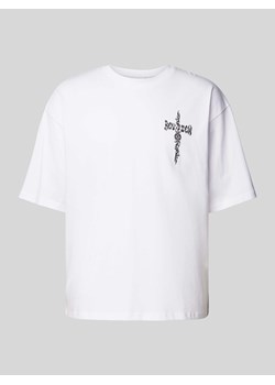 T-shirt z nadrukiem z logo ze sklepu Peek&Cloppenburg  w kategorii T-shirty męskie - zdjęcie 174161444