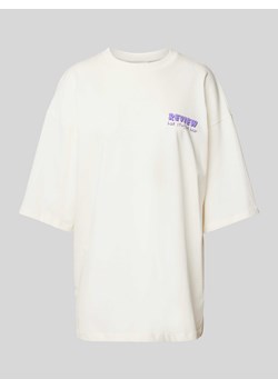 T-shirt o kroju oversized z okrągłym dekoltem ze sklepu Peek&Cloppenburg  w kategorii Bluzki damskie - zdjęcie 174161490