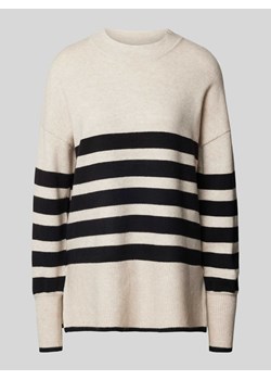 Sweter z dzianiny z obniżonymi ramionami model ‘bitte’ ze sklepu Peek&Cloppenburg  w kategorii Swetry damskie - zdjęcie 174161501