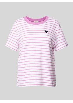 T-shirt z nadrukiem z logo ze sklepu Peek&Cloppenburg  w kategorii Bluzki damskie - zdjęcie 174161774