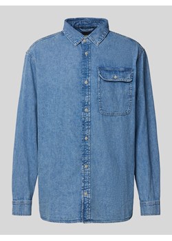 Kurtka jeansowa z kieszenią na piersi model ‘WILSON’ ze sklepu Peek&Cloppenburg  w kategorii Kurtki męskie - zdjęcie 174161811