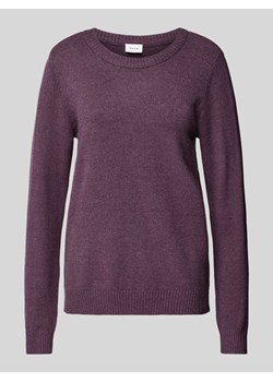 Sweter z dzianiny z prążkowanymi wykończeniami model ‘Viril’ ze sklepu Peek&Cloppenburg  w kategorii Swetry damskie - zdjęcie 174161883