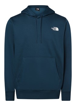 The North Face Męski sweter z kapturem Mężczyźni Bawełna petrol jednolity ze sklepu vangraaf w kategorii Bluzy męskie - zdjęcie 174162930