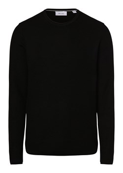 Only&Sons Sweter - ONSEric Mężczyźni Bawełna czarny jednolity ze sklepu vangraaf w kategorii Swetry męskie - zdjęcie 174162931