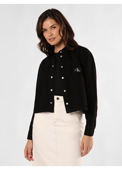 Calvin Klein Jeans Damska kurtka dżinsowa Kobiety Bawełna czarny jednolity ze sklepu vangraaf w kategorii Kurtki damskie - zdjęcie 174162950