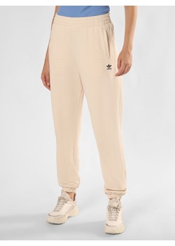 adidas Originals Damskie spodnie dresowe Kobiety Bawełna beżowy jednolity ze sklepu vangraaf w kategorii Spodnie damskie - zdjęcie 174162954