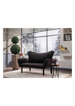 Scandinavia Concept Sofa "Chatto" w kolorze czarnym - 140 x 70 x 65 cm ze sklepu Limango Polska w kategorii Pufy i siedziska - zdjęcie 174163120