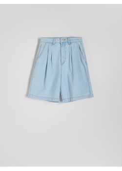 Reserved - Jeansowe szorty typu bermudy - niebieski ze sklepu Reserved w kategorii Szorty - zdjęcie 174163840
