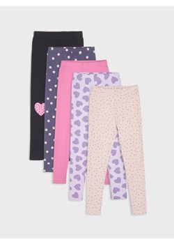 Sinsay - Legginsy 5 pack - wielobarwny ze sklepu Sinsay w kategorii Spodnie dziewczęce - zdjęcie 174165562