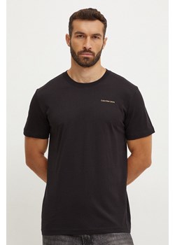 Calvin Klein Jeans t-shirt bawełniany męski kolor czarny z nadrukiem J30J325679 ze sklepu ANSWEAR.com w kategorii T-shirty męskie - zdjęcie 174166414