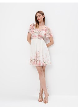 Mohito - Sukienka mini z kwiatowym printem - kremowy ze sklepu Mohito w kategorii Sukienki - zdjęcie 174167861