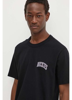 Dickies t-shirt bawełniany AITKIN CHEST TEE SS męski kolor fioletowy z nadrukiem DK0A4Y8O ze sklepu ANSWEAR.com w kategorii T-shirty męskie - zdjęcie 174168413