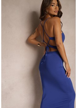 Niebieska Sukienka Sadoul ze sklepu Renee odzież w kategorii Sukienki - zdjęcie 174168712