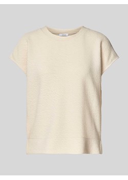 T-shirt z fakturowanym wzorem model ‘Gomke’ ze sklepu Peek&Cloppenburg  w kategorii Bluzki damskie - zdjęcie 174168913