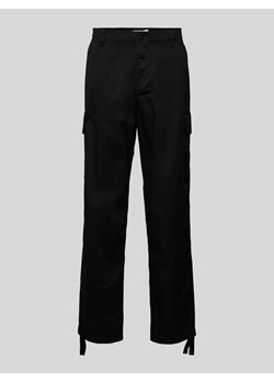 Spodnie cargo o kroju straight fit z elastycznym pasem ze sklepu Peek&Cloppenburg  w kategorii Spodnie męskie - zdjęcie 174168974