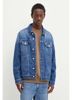 Tommy Jeans kurtka jeansowa męska kolor niebieski przejściowa DM0DM19360 ze sklepu ANSWEAR.com w kategorii Kurtki męskie - zdjęcie 174170153