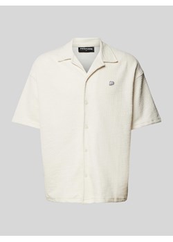 Koszulka casualowa o kroju regular fit z naszywką logo model ‘LIBCO’ ze sklepu Peek&Cloppenburg  w kategorii Koszule męskie - zdjęcie 174170803
