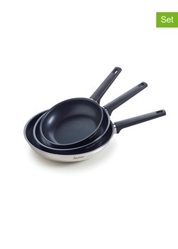 Sauter 3-częściowy zestaw w kolorze srebrnym ze sklepu Limango Polska w kategorii Garnki - zdjęcie 174171584