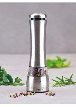 Sauter Młynek elektryczny w kolorze srebrnym - dł. 22 cm ze sklepu Limango Polska w kategorii Młynki do soli i pieprzu - zdjęcie 174171644