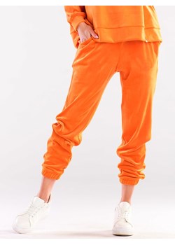 Awama Spodnie dresowe w kolorze pomarańczowym ze sklepu Limango Polska w kategorii Spodnie damskie - zdjęcie 174172772