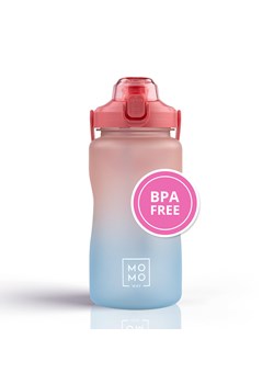 Butelka na wodę 1.5L różowo-niebieska | BPA free ze sklepu Sklep SOXO w kategorii Bidony i butelki - zdjęcie 174173103