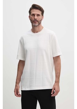 Armani Exchange t-shirt bawełniany męski kolor biały gładki 6DZTLK ZJ2ZZ ze sklepu ANSWEAR.com w kategorii T-shirty męskie - zdjęcie 174174011