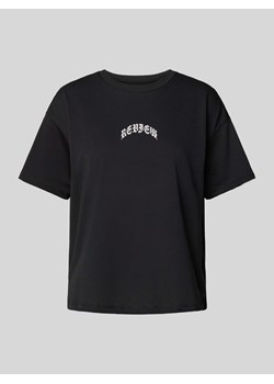 T-shirt o pudełkowym kroju z okrągłym dekoltem ze sklepu Peek&Cloppenburg  w kategorii Bluzki damskie - zdjęcie 174174523