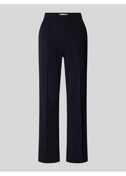 Spodnie materiałowe rozkloszowane z przeszytymi kantami model ‘RENEE’ ze sklepu Peek&Cloppenburg  w kategorii Spodnie damskie - zdjęcie 174174611