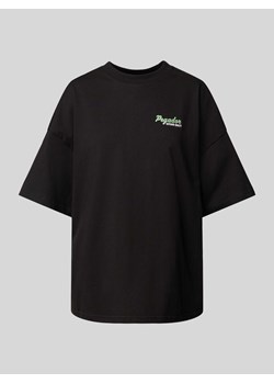T-shirt o kroju oversized z nadrukiem z logo model ‘CHAPI’ ze sklepu Peek&Cloppenburg  w kategorii Bluzki damskie - zdjęcie 174174731
