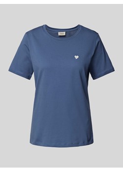 T-shirt z wyhaftowanym motywem model ‘heart’ ze sklepu Peek&Cloppenburg  w kategorii Bluzki damskie - zdjęcie 174174743