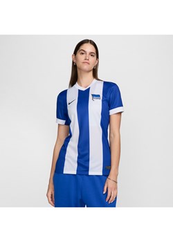 Damska koszulka piłkarska Nike Dri-FIT Hertha BSC Stadium 2024/25 (wersja domowa) – replika - Niebieski ze sklepu Nike poland w kategorii Bluzki damskie - zdjęcie 174174894