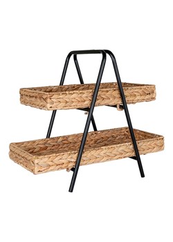 House Nordic Taca dekoracyjna w kolorze jasnobrązowo-czarnym - 42 x 43,5 x 23 cm ze sklepu Limango Polska w kategorii Tace - zdjęcie 174175062