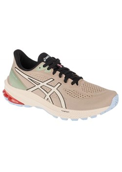 Buty do biegania Asics GT-1000 12 Tr 1012B575-250 beżowy ze sklepu ButyModne.pl w kategorii Buty sportowe męskie - zdjęcie 174175260