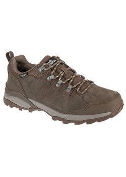 Buty Jack Wolfskin Refugio Texapore Low 4049851-5719 brązowe ze sklepu ButyModne.pl w kategorii Buty trekkingowe męskie - zdjęcie 174175274